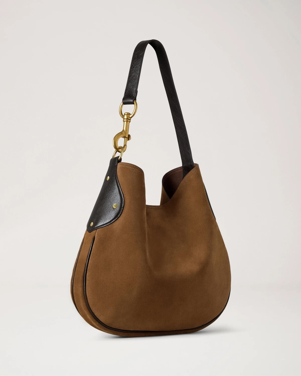 Hackney Shoulder Bag Vintage Oak Suede