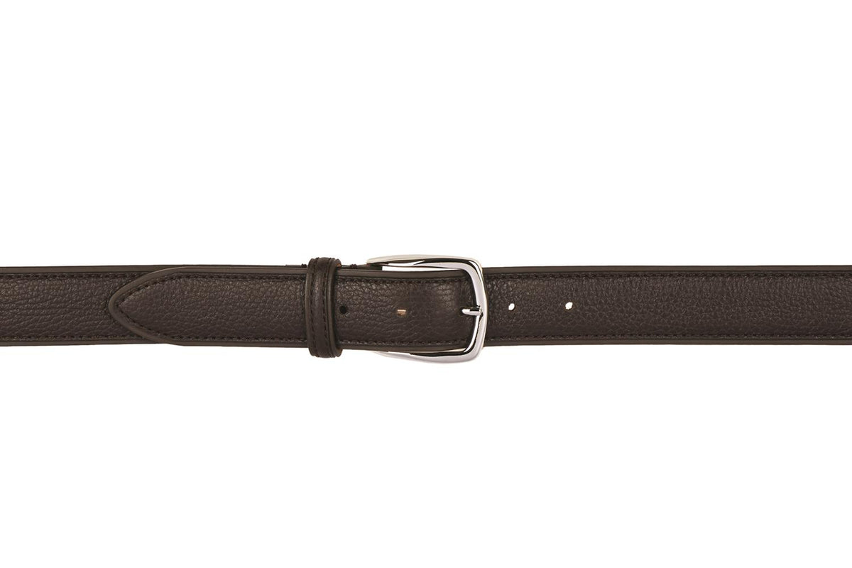 Giano Leather Belt - Sort