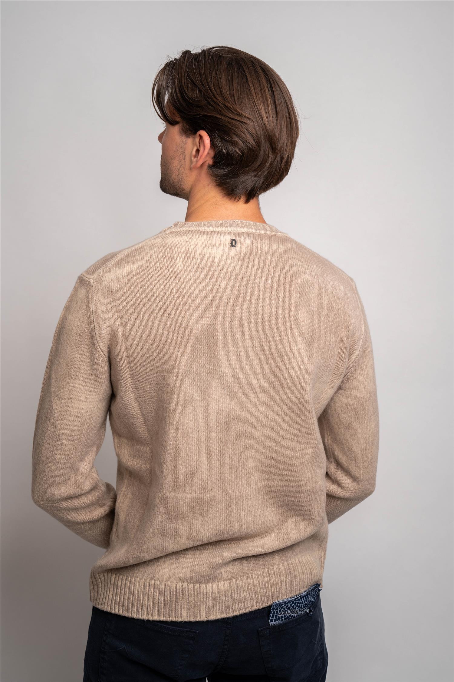 Wool Crew Neck - Beige
