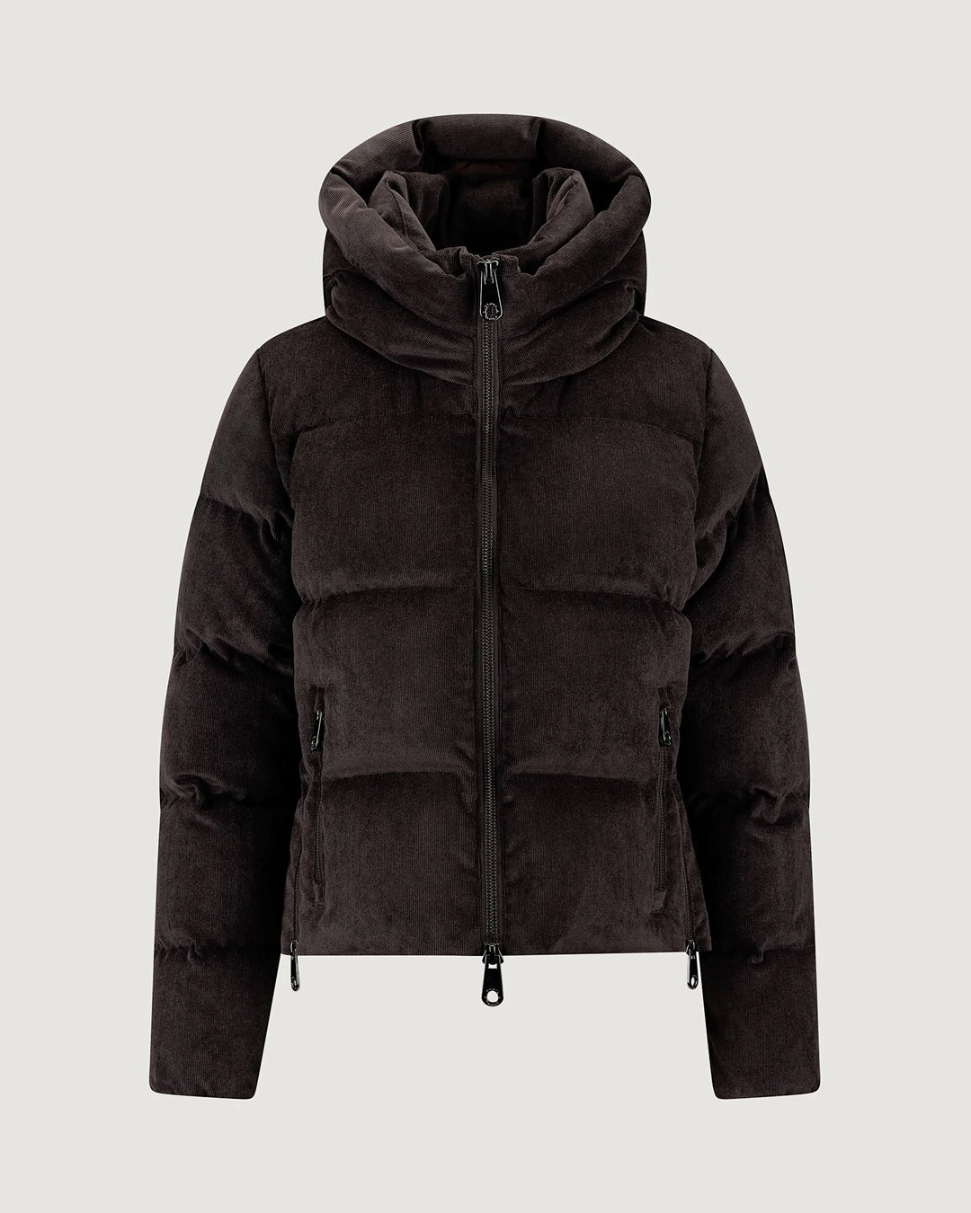 Val Cenis Short Cord Jacket – Dark Brown