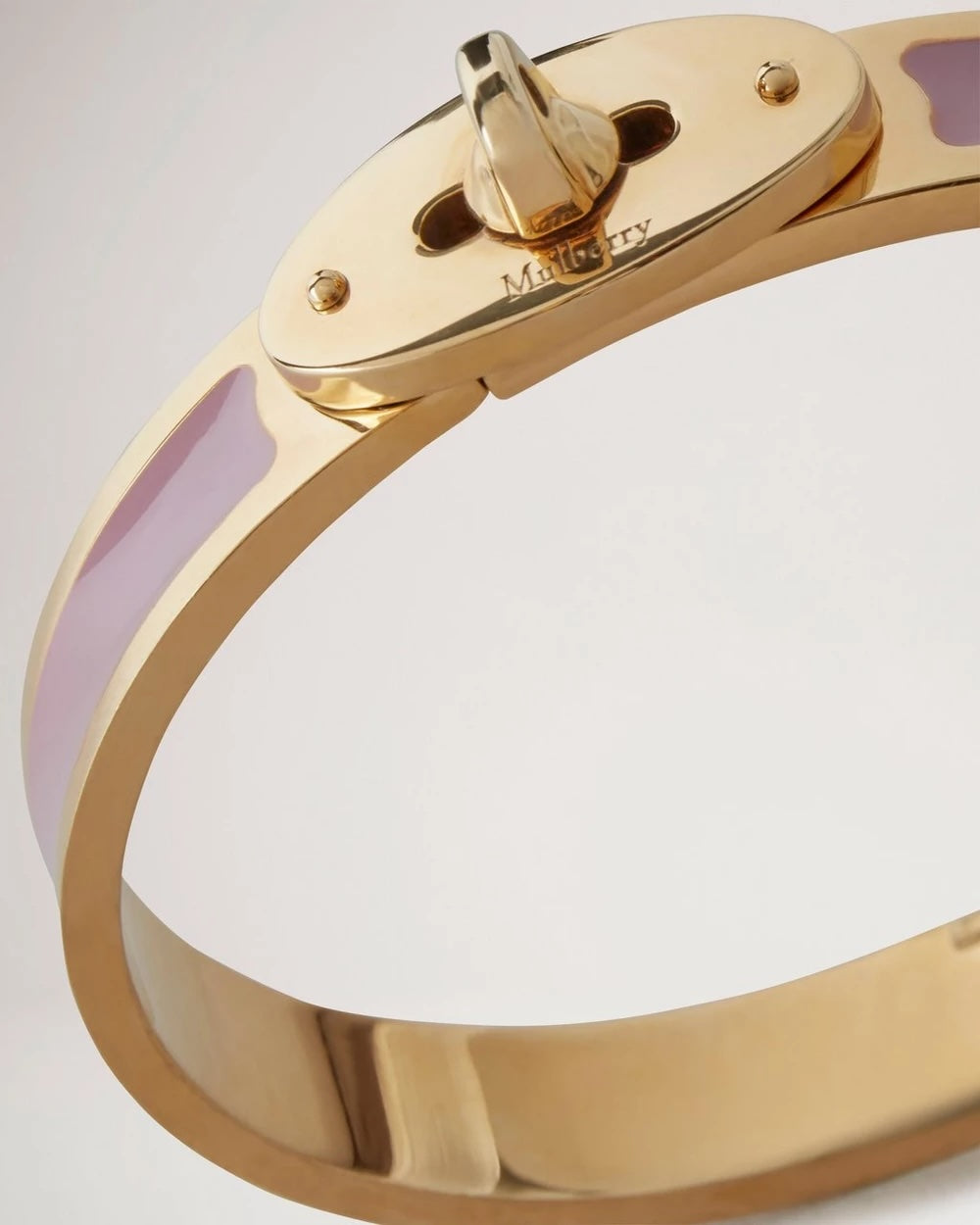 Bayswater Enamel Bracelet - Powder Rose Mixed Material