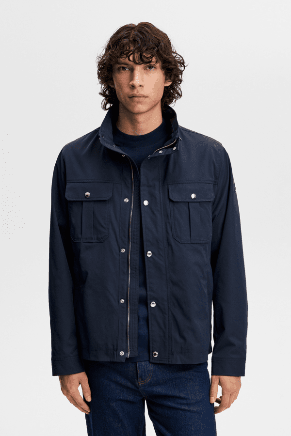 Balley Recy Poly Jacket - Navy
