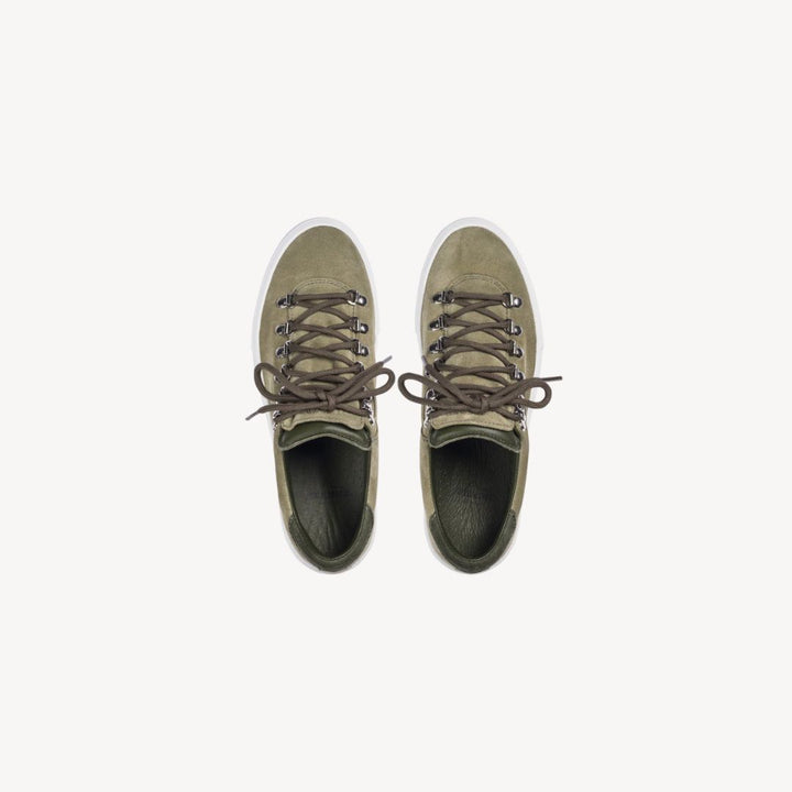 W MAROSTICA LOW PLATFORM OLIVE SUEDE