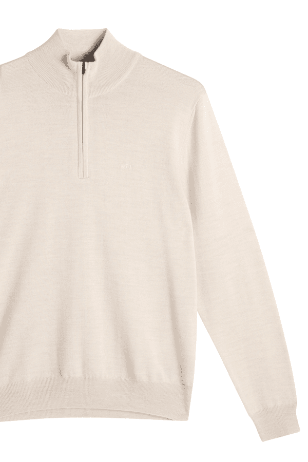 Kiyan Quarter Zip - Moonbeam Melange