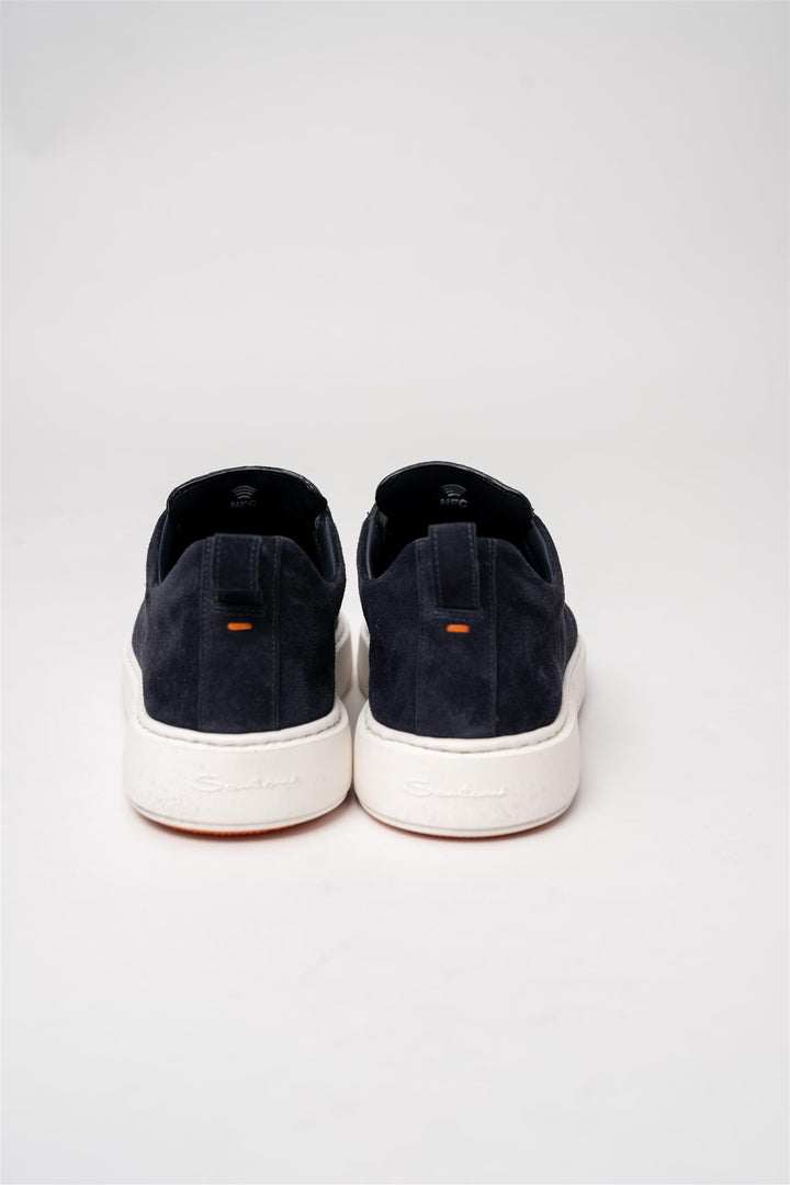 Suede Slip On Sneaker - Navy