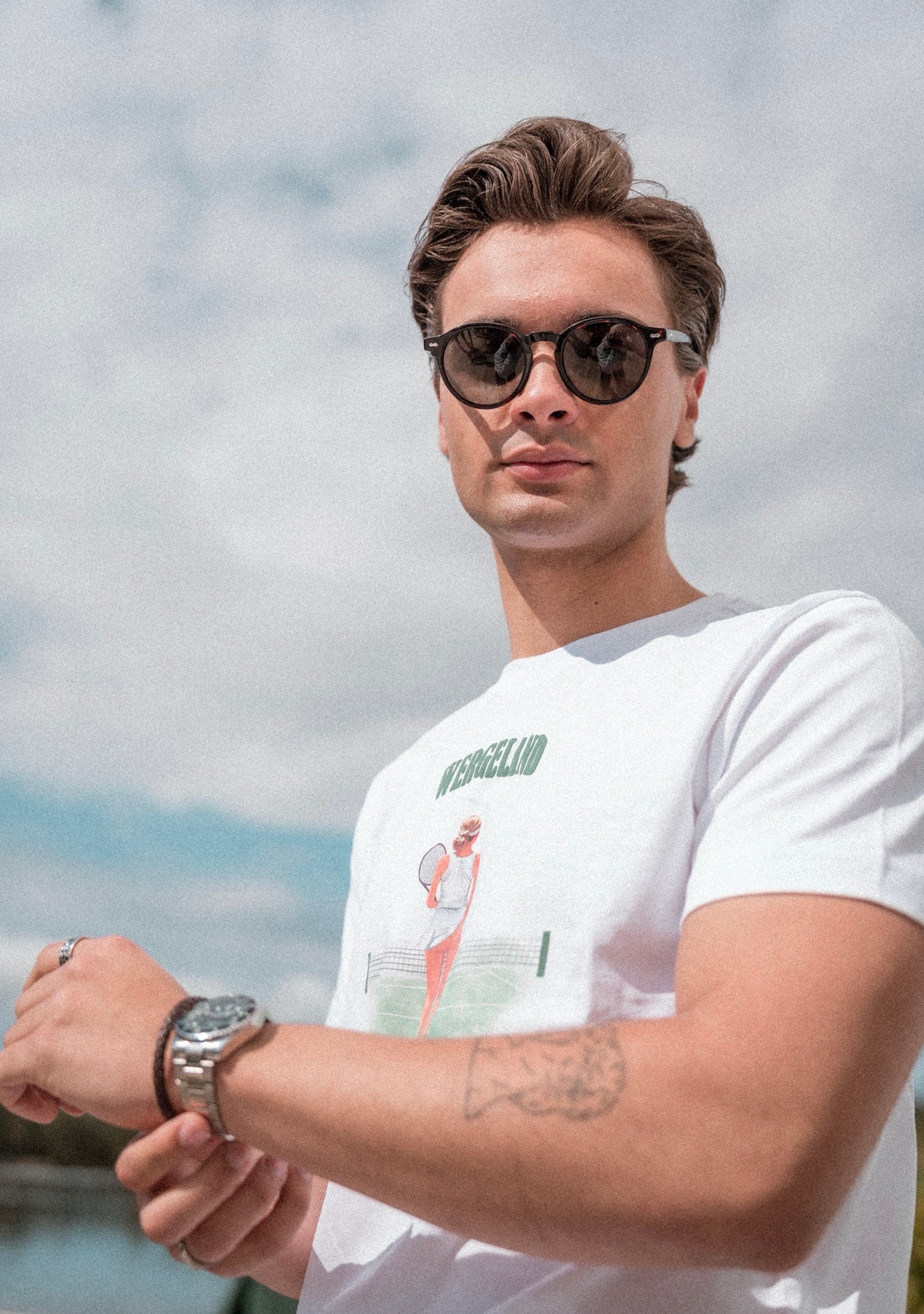 Tennis Club Tee - Hvit