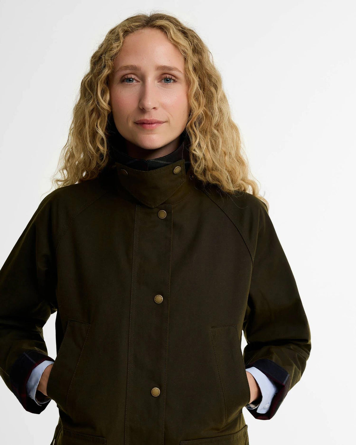 Acorn Waxed Jacket - Olive