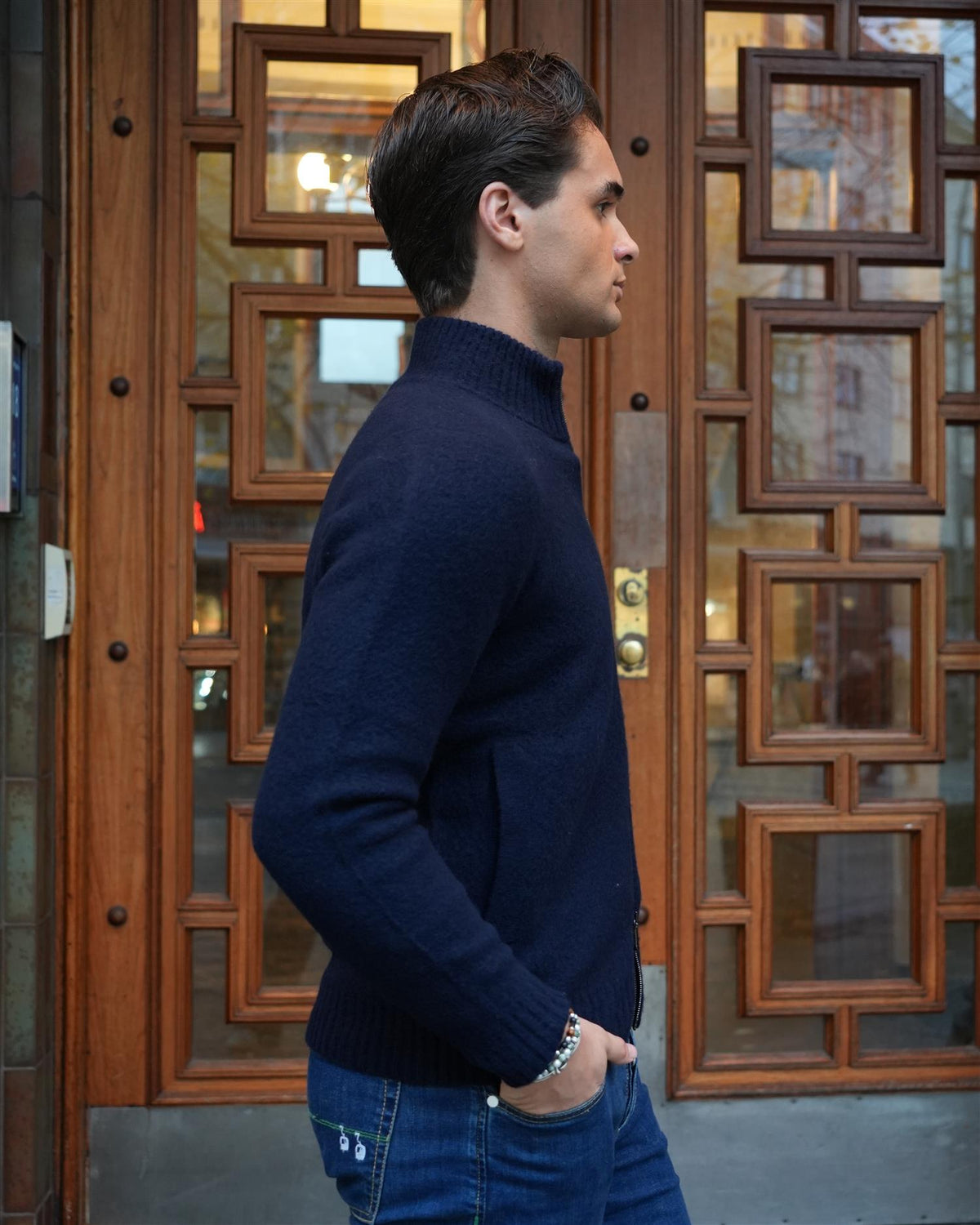 Full Zip - Navy