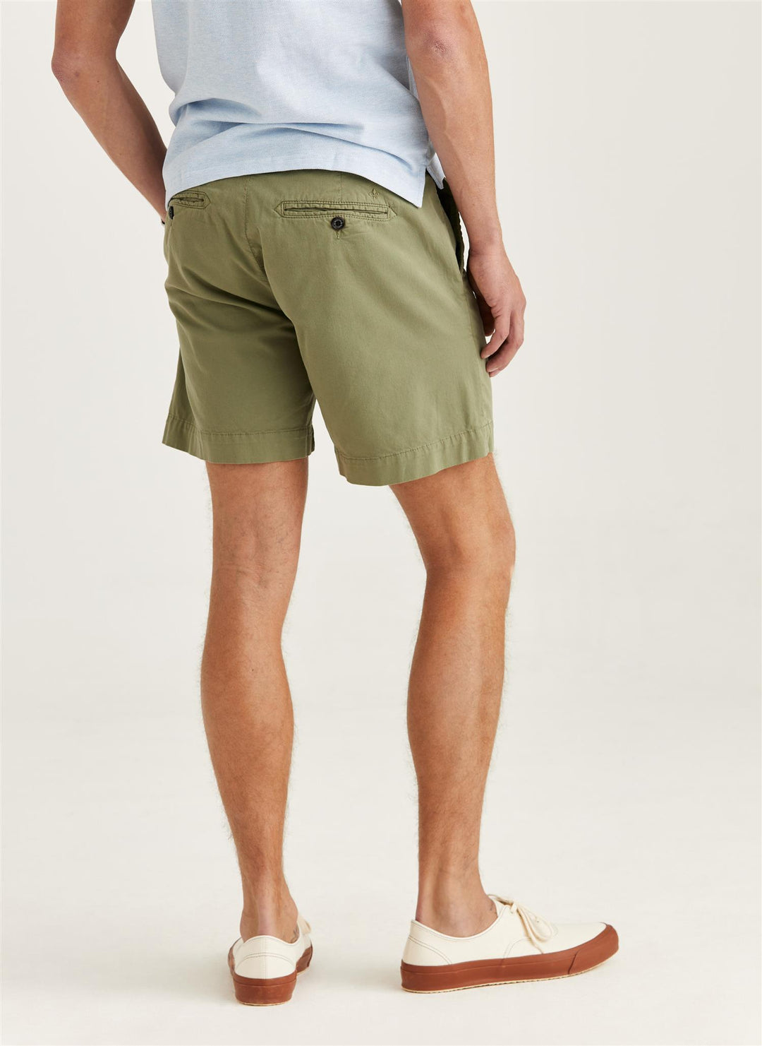 Jeffrey Summer Chino Shorts 7" - Olive