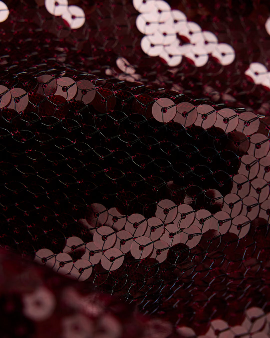 Maja Sequin Skirt - Oxblood