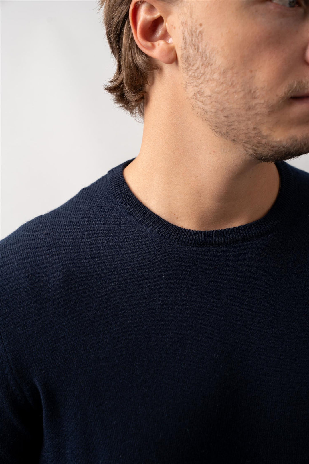 Crewneck - Cashmere - Navy