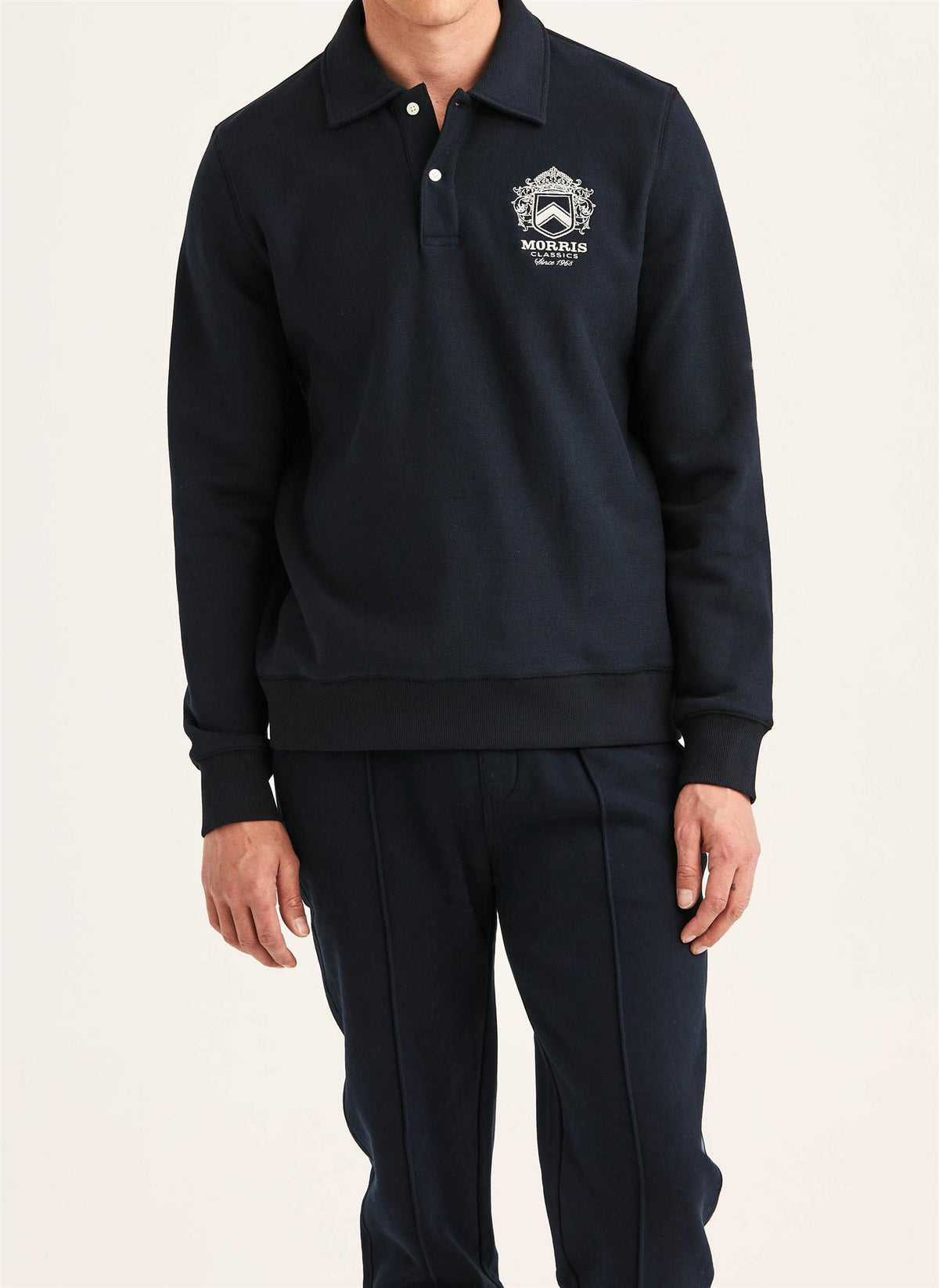 Winston Polo Sweatshirt - Old Blue