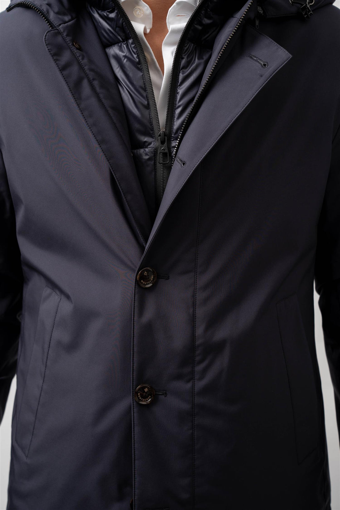 Man Down Coat Navy