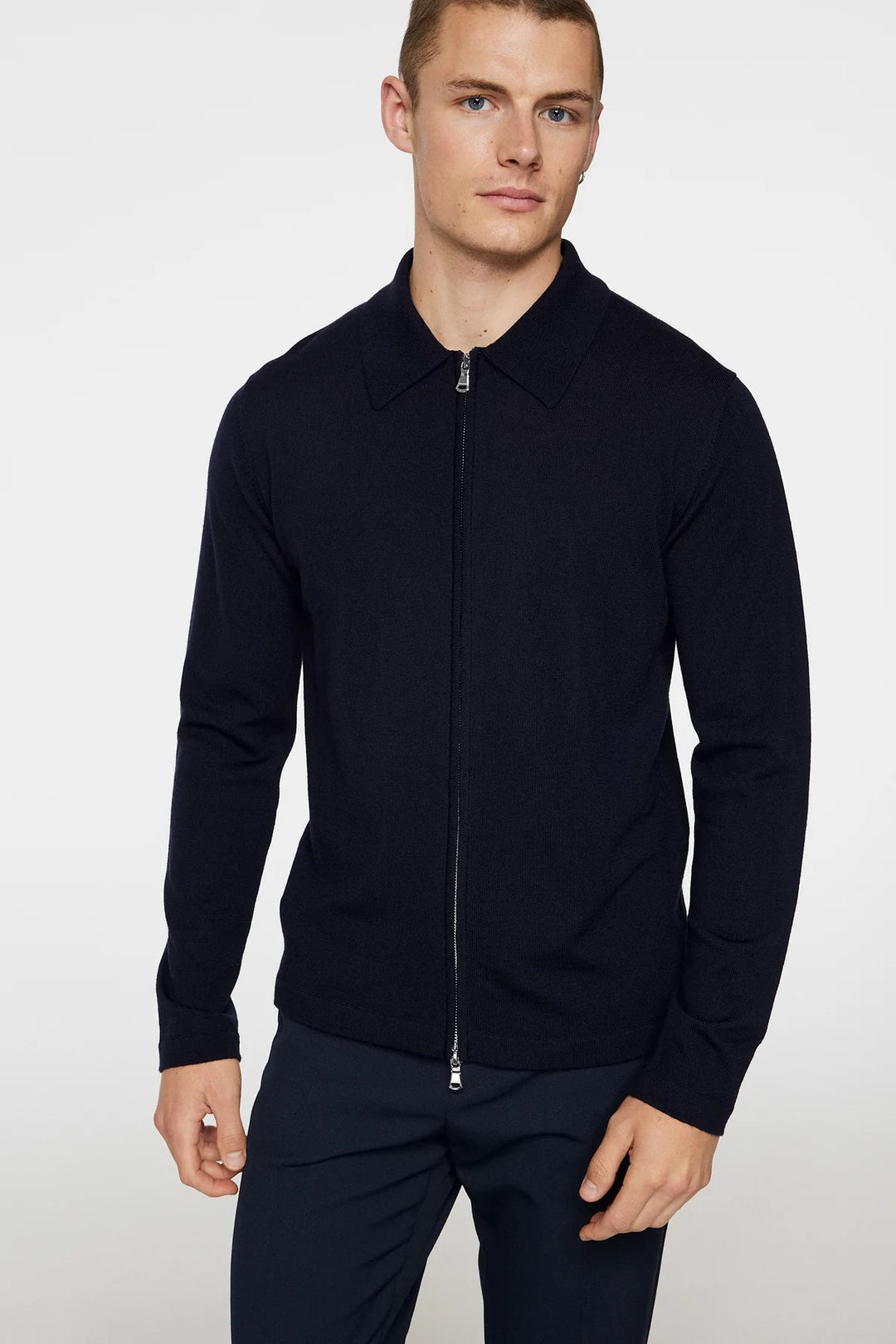 Kaleb Merino Zip Cardigan