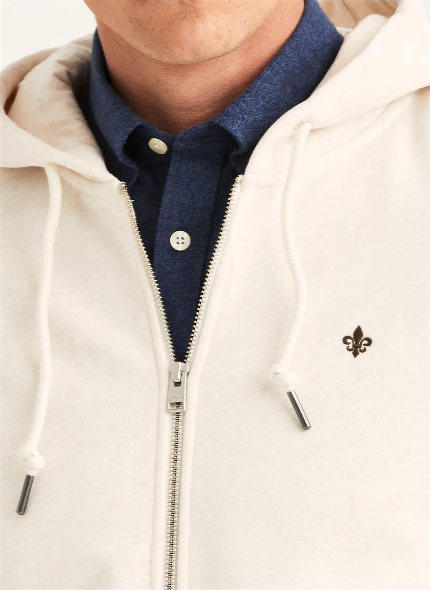 Brandon Lily Zip Hood - Off White