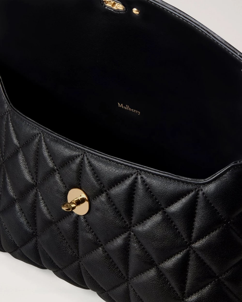 Large Darley Pouch Quilted Black