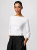 Nina Half Sleeve - White