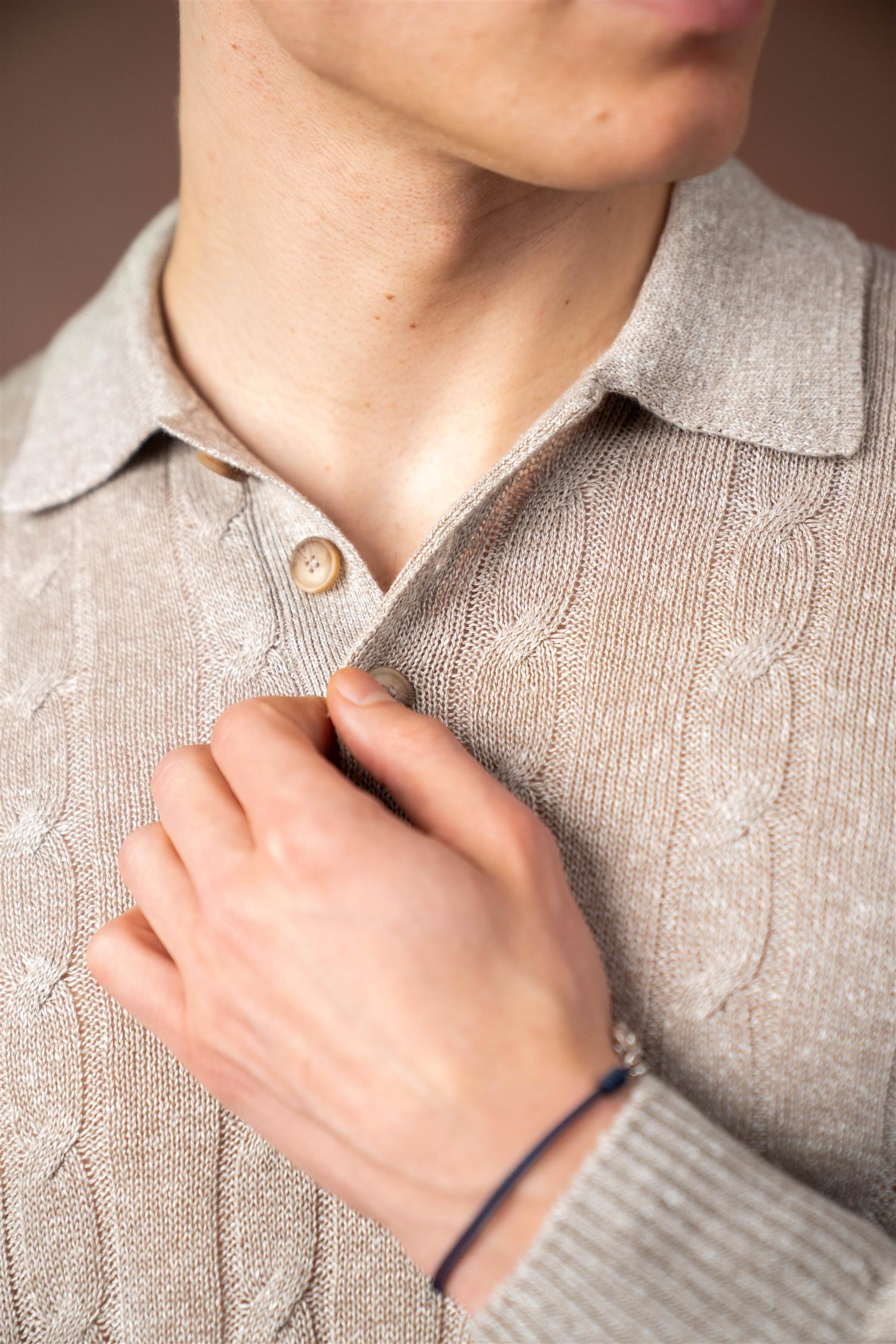 LS Polo Cabel Linen - Beige