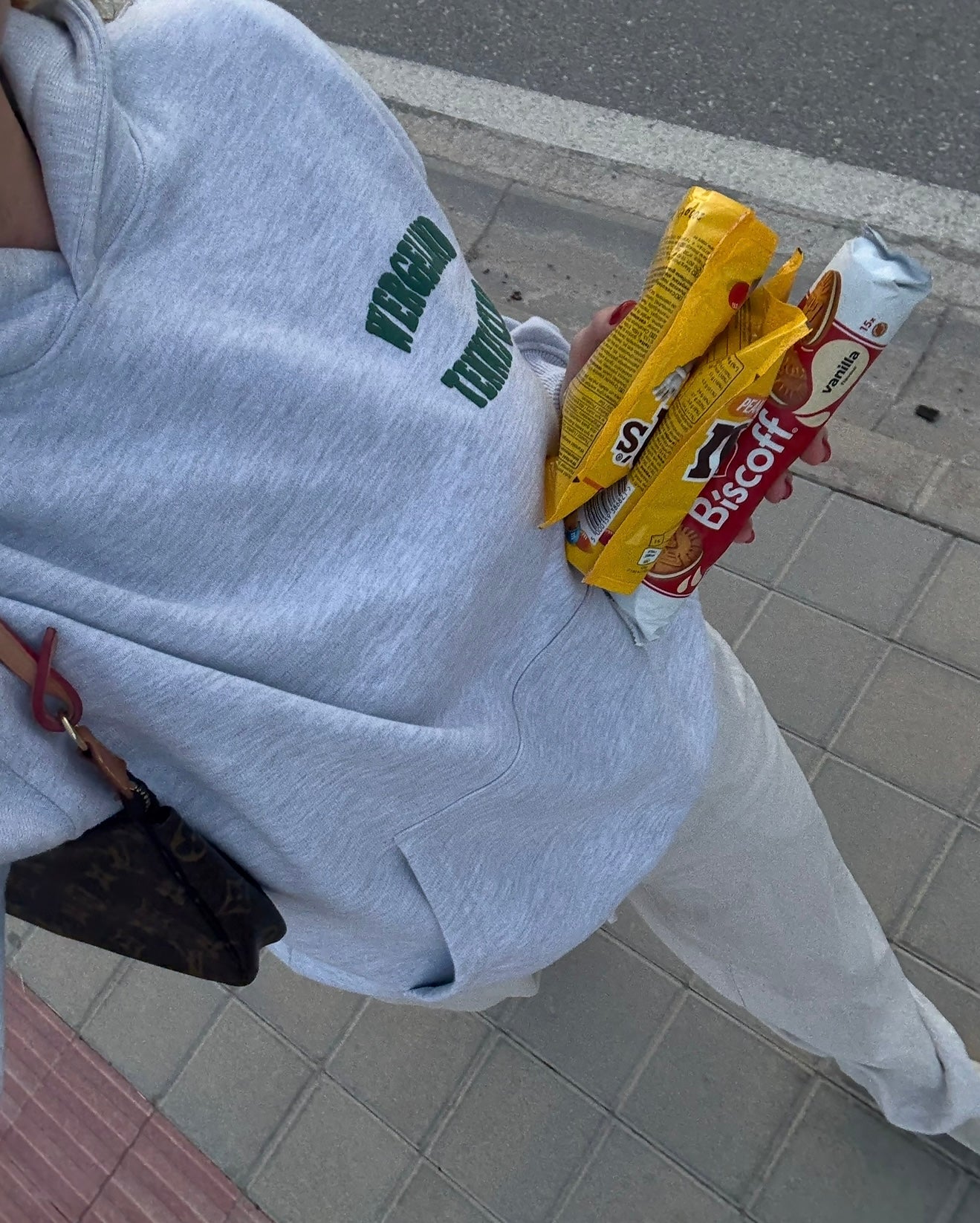 Tennis Club Hoodie - Lysegrå