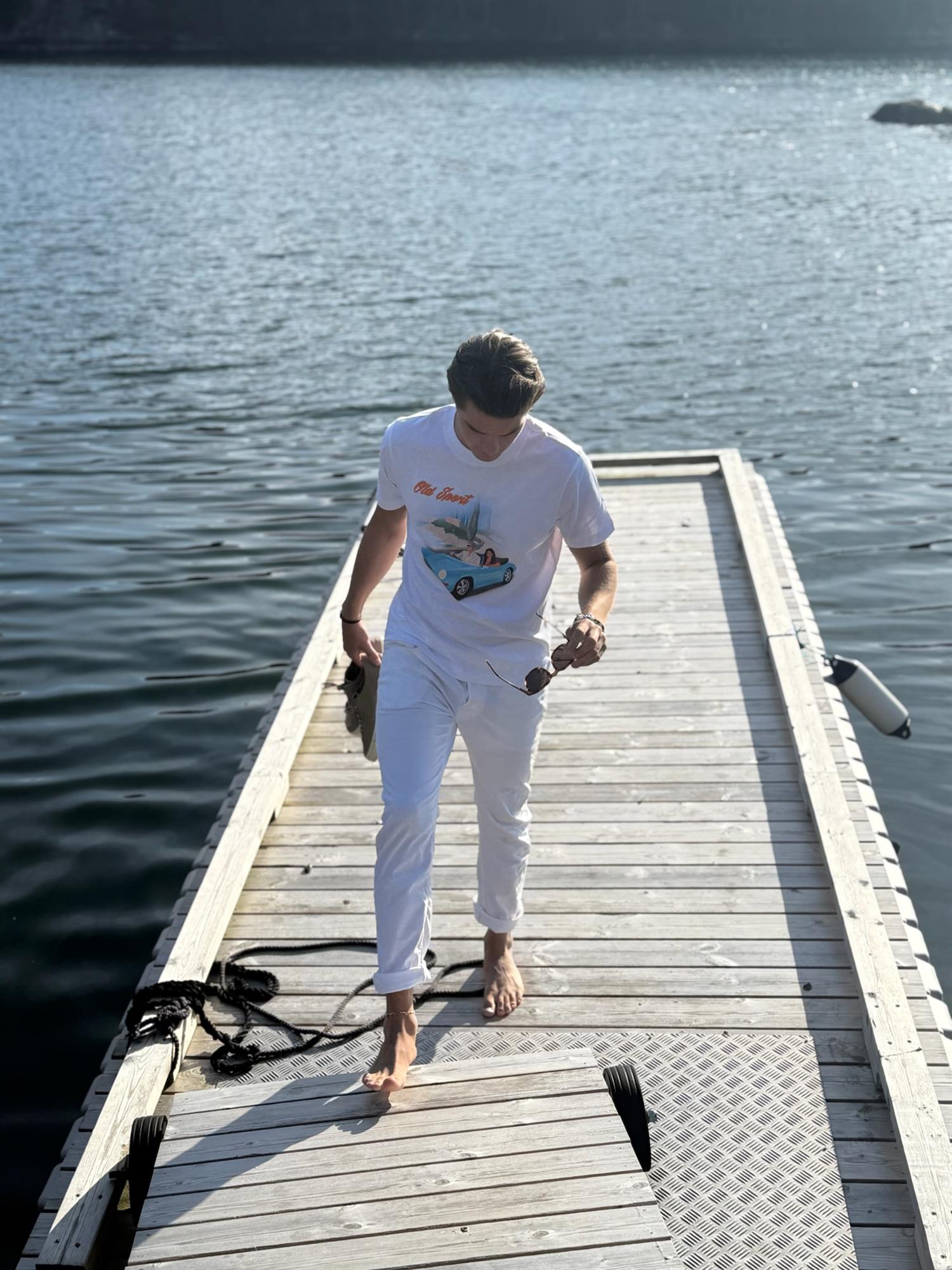 Old Sport Tee - Hvit