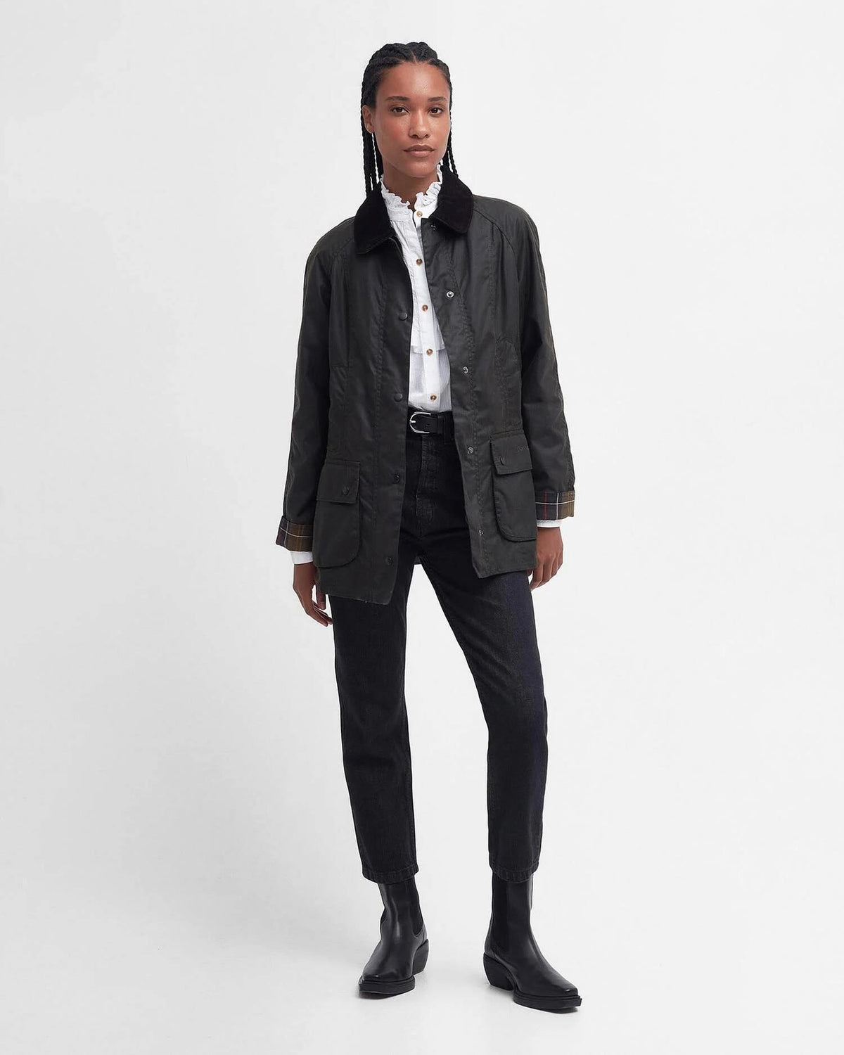 Beadnell Wax Jacket Olive