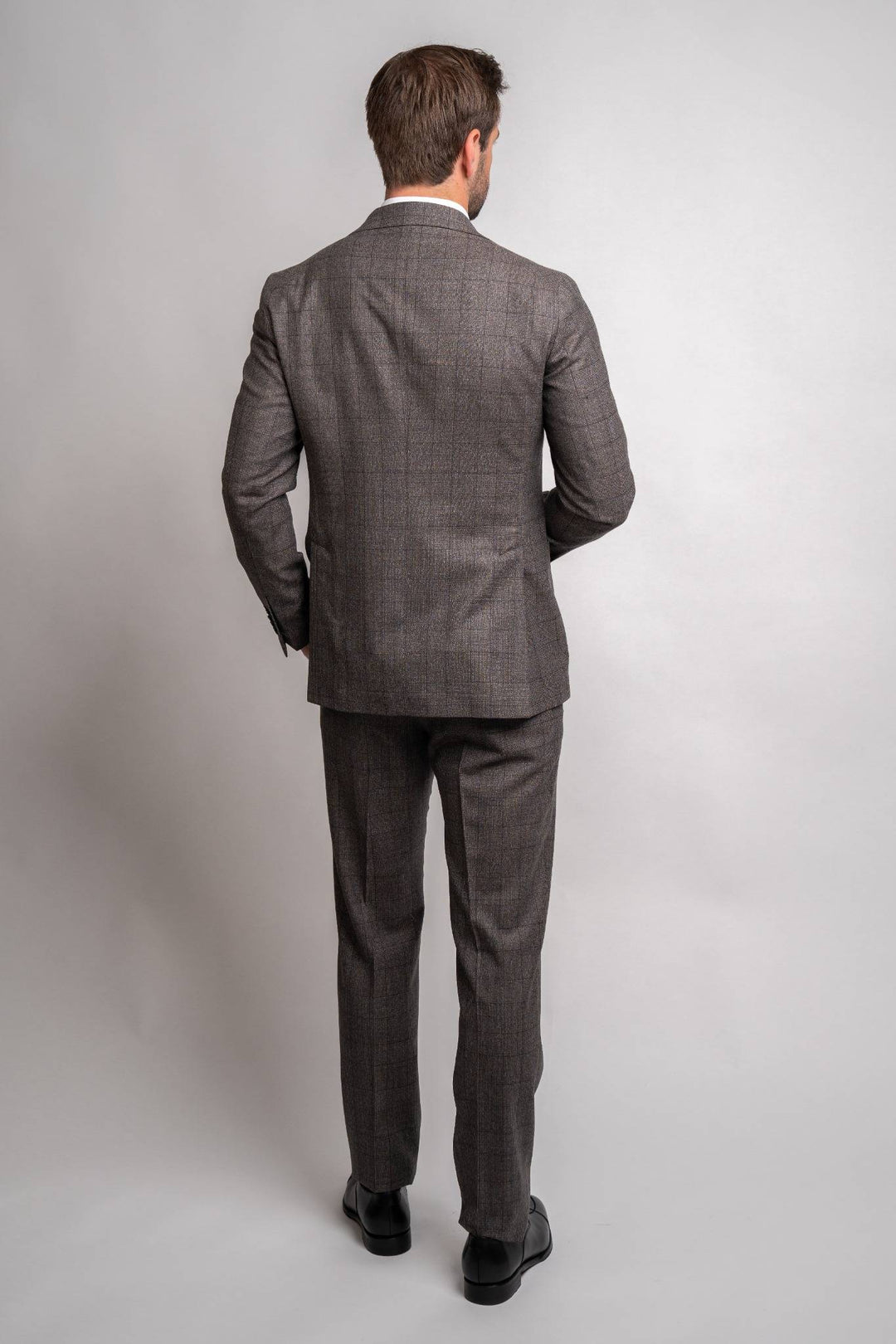 Check Suit - Brown