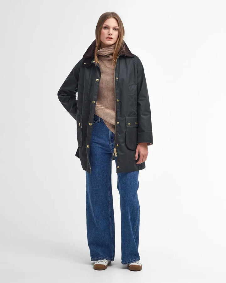 Barbour Long Beadnell Wax Jacket
