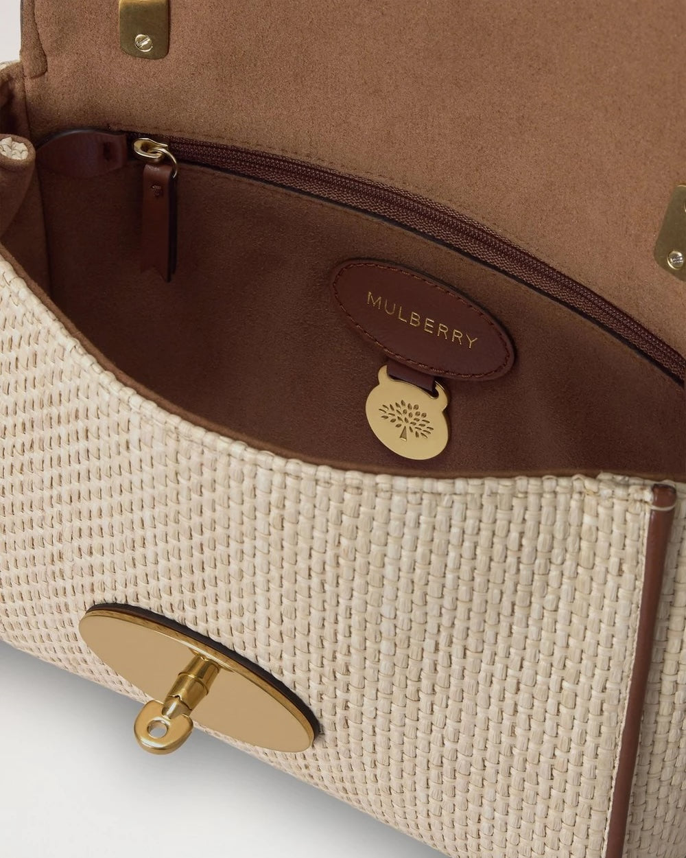 Lily Raffia Ecru-Bright Oak