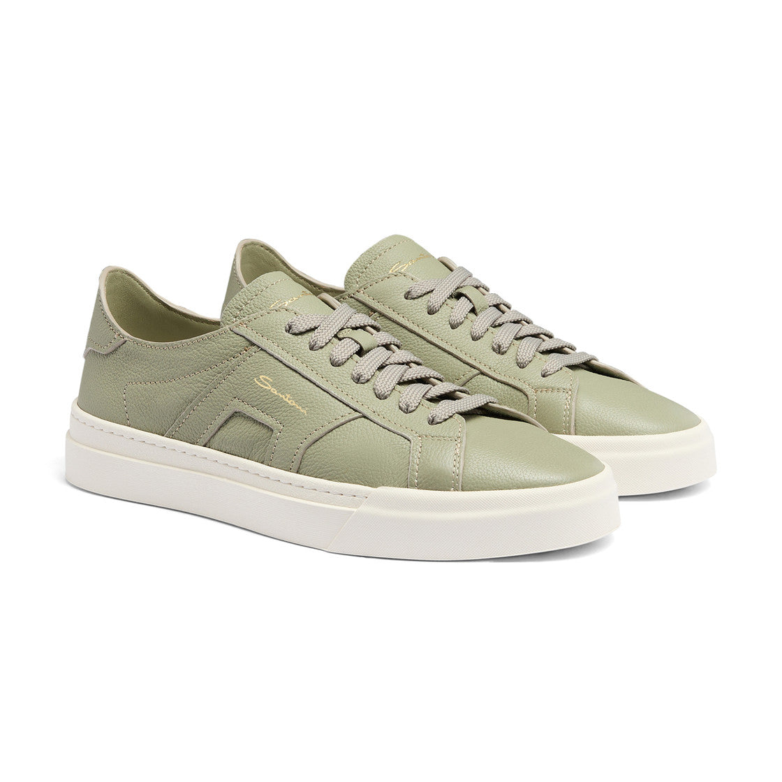 Double Buckle Sneaker - light Green
