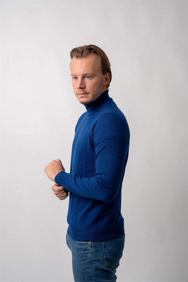 Turtle Neck - Blue