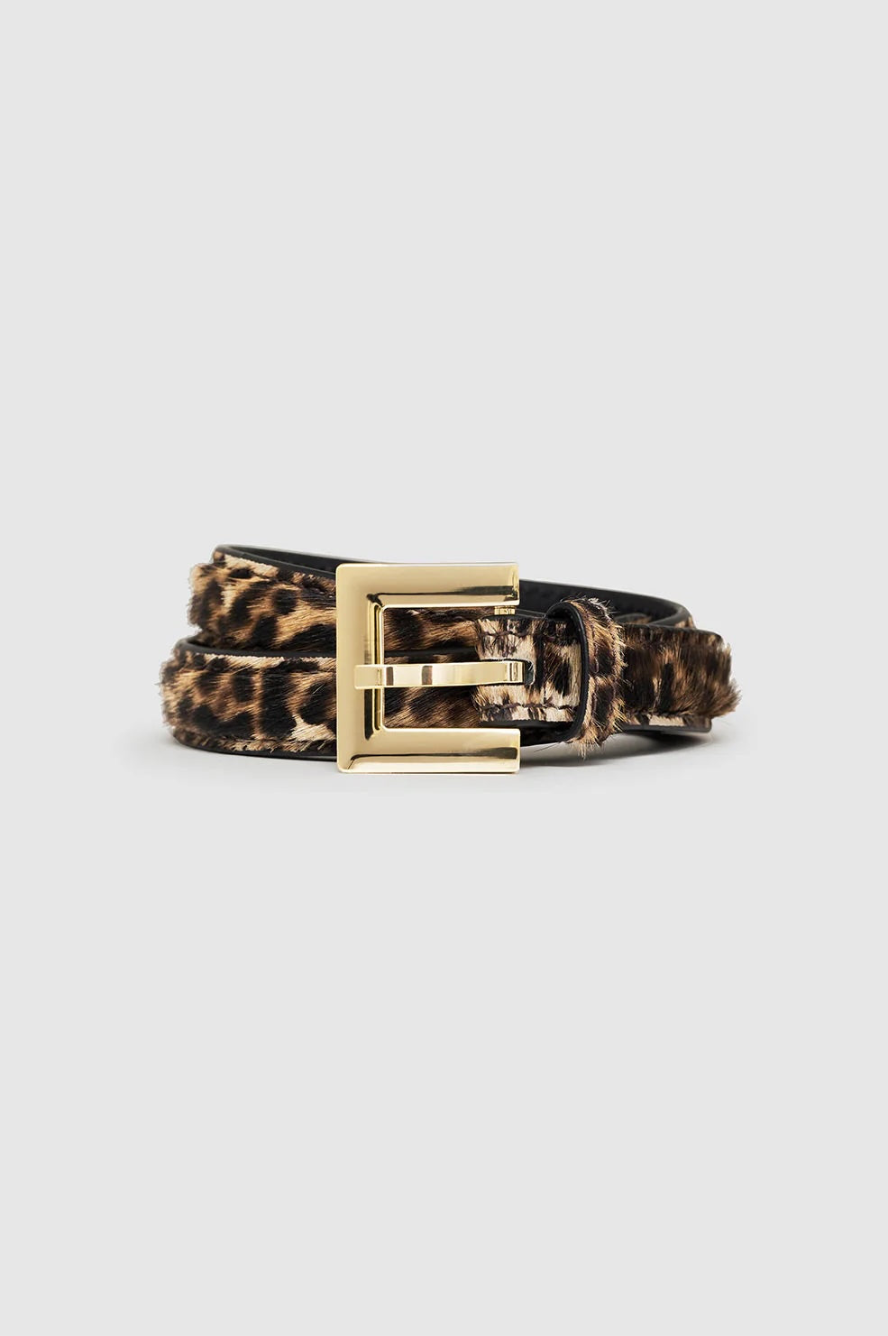 Nicola Belt - Leopard Calf Hair