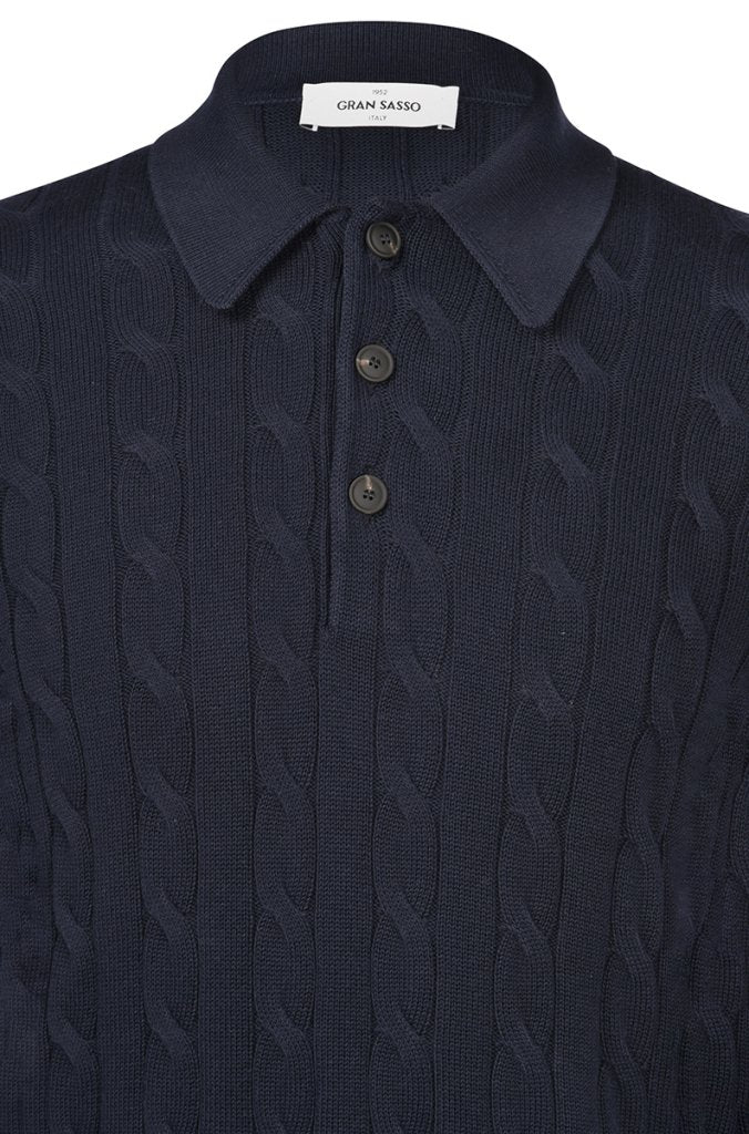 Pique Cable - Navy