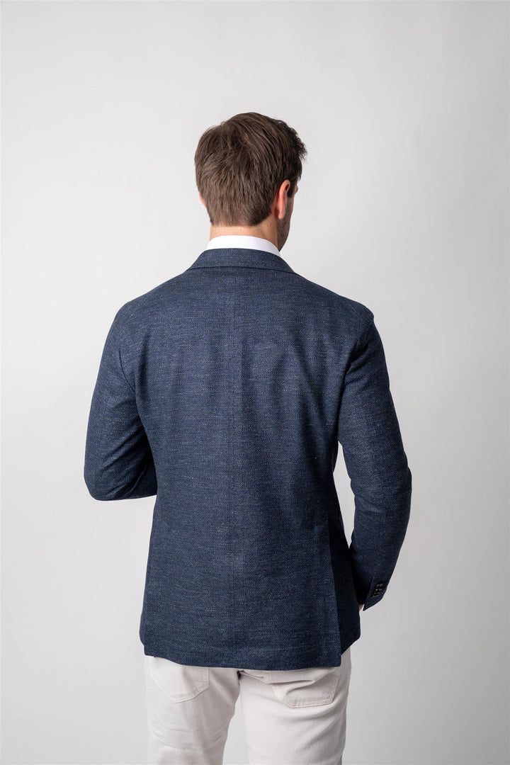 Blazer Linen - Navy Melange