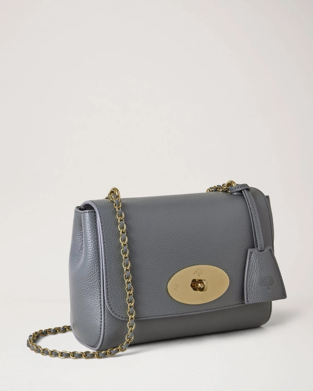 Lily Foggy Grey Small Classic Grain