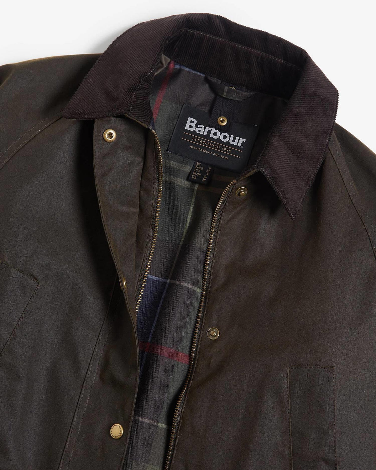 Acorn Waxed Jacket - Olive