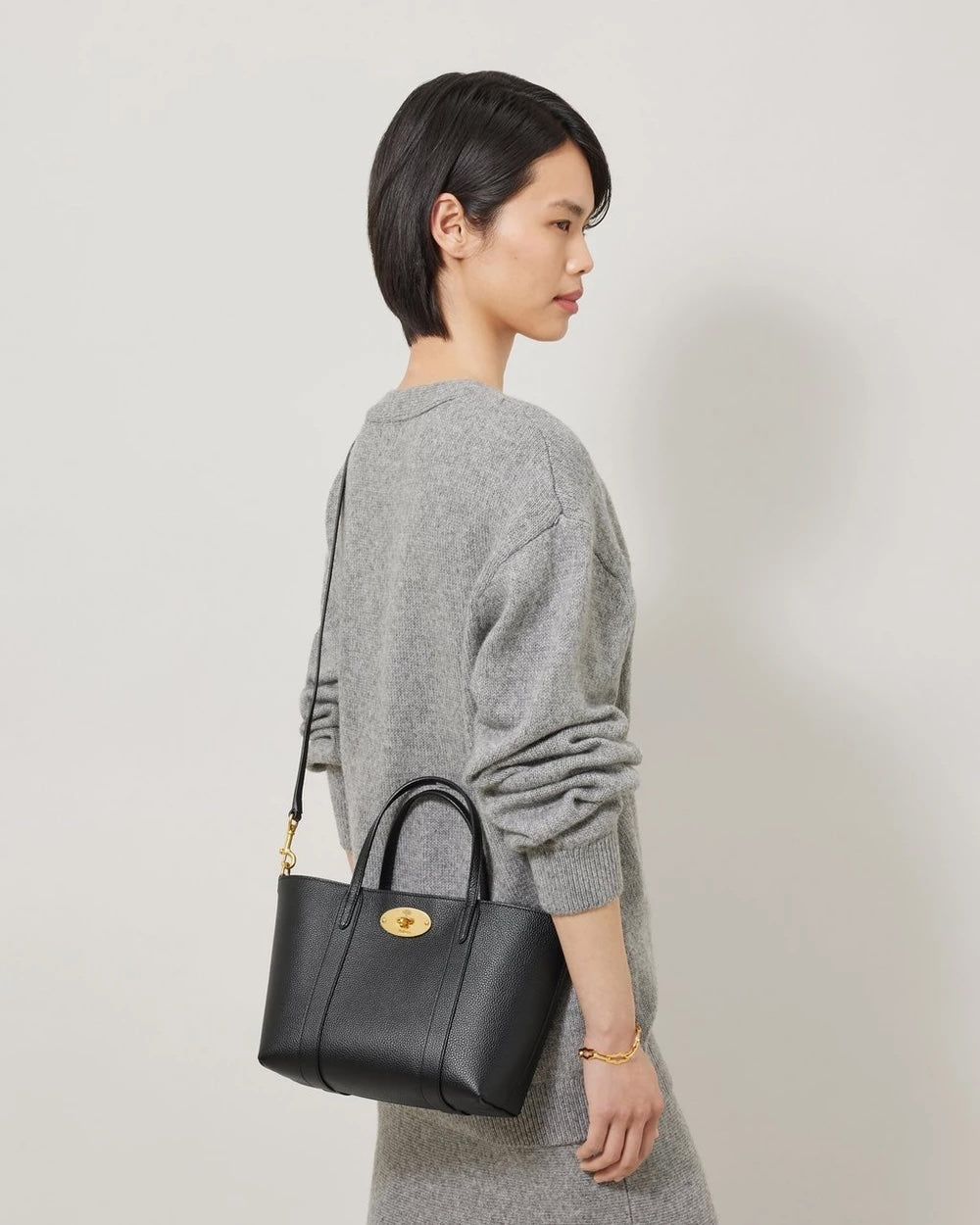 Mini Bayswater Tote Black