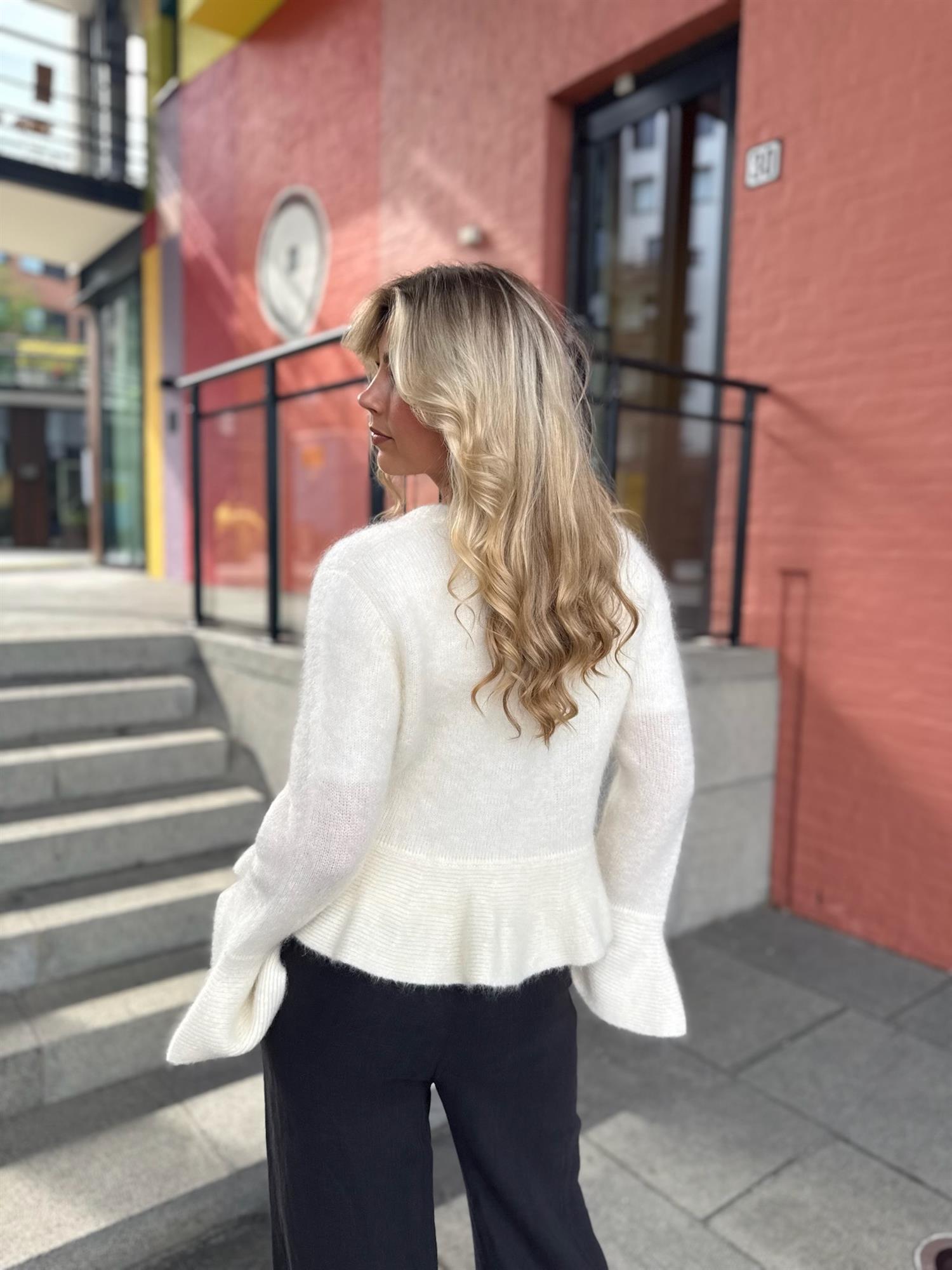 Maren Chunky Cardigan Bright White