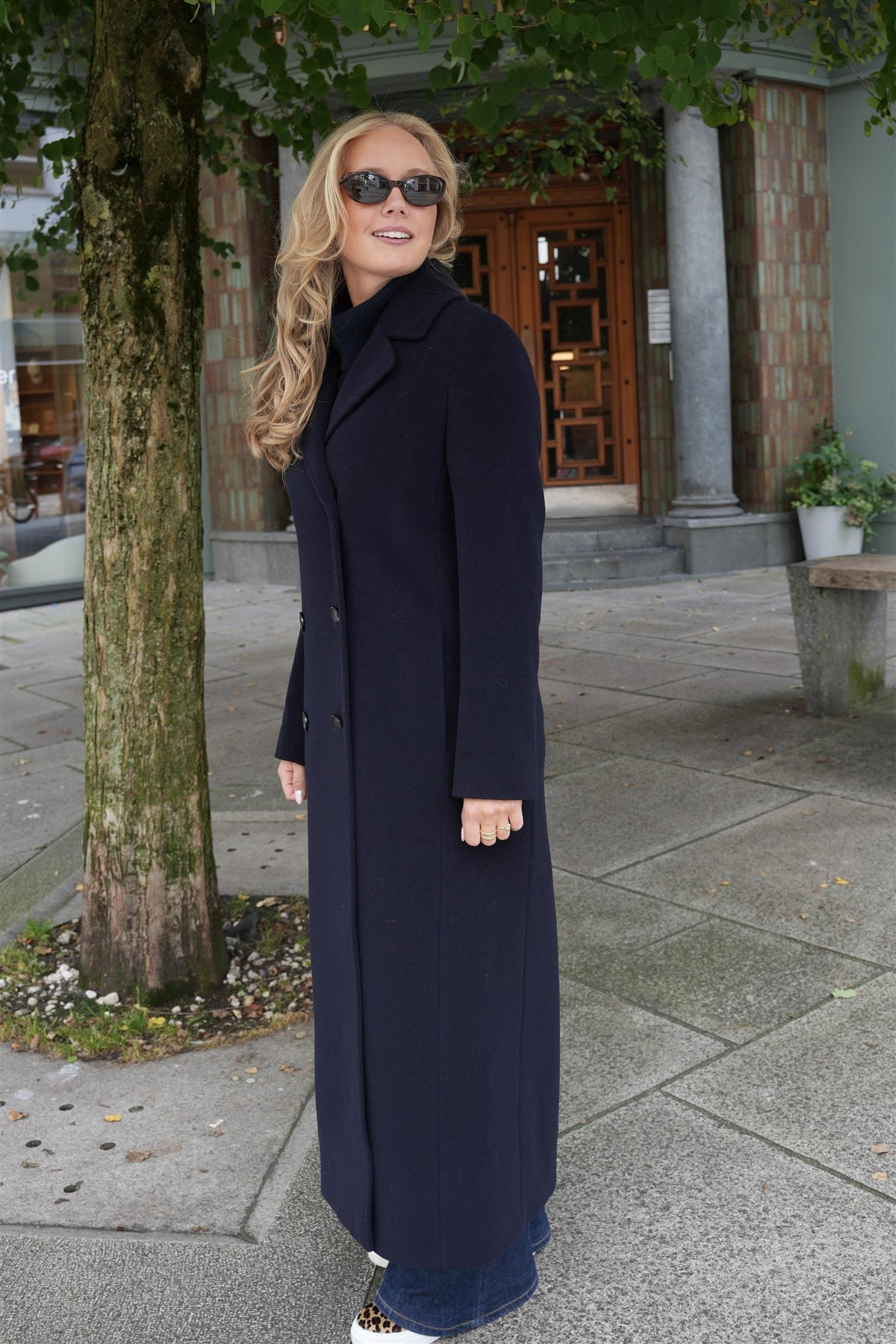 Long Coat – Navy