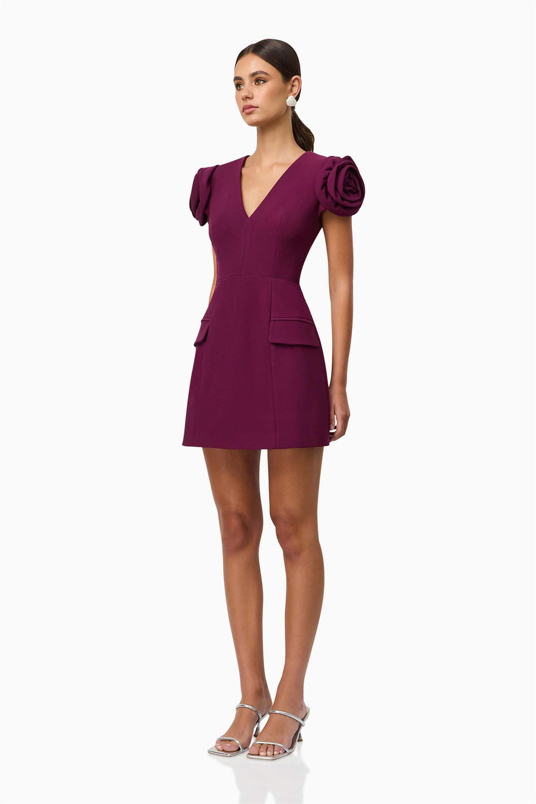 Theresa Mini Dress Grape