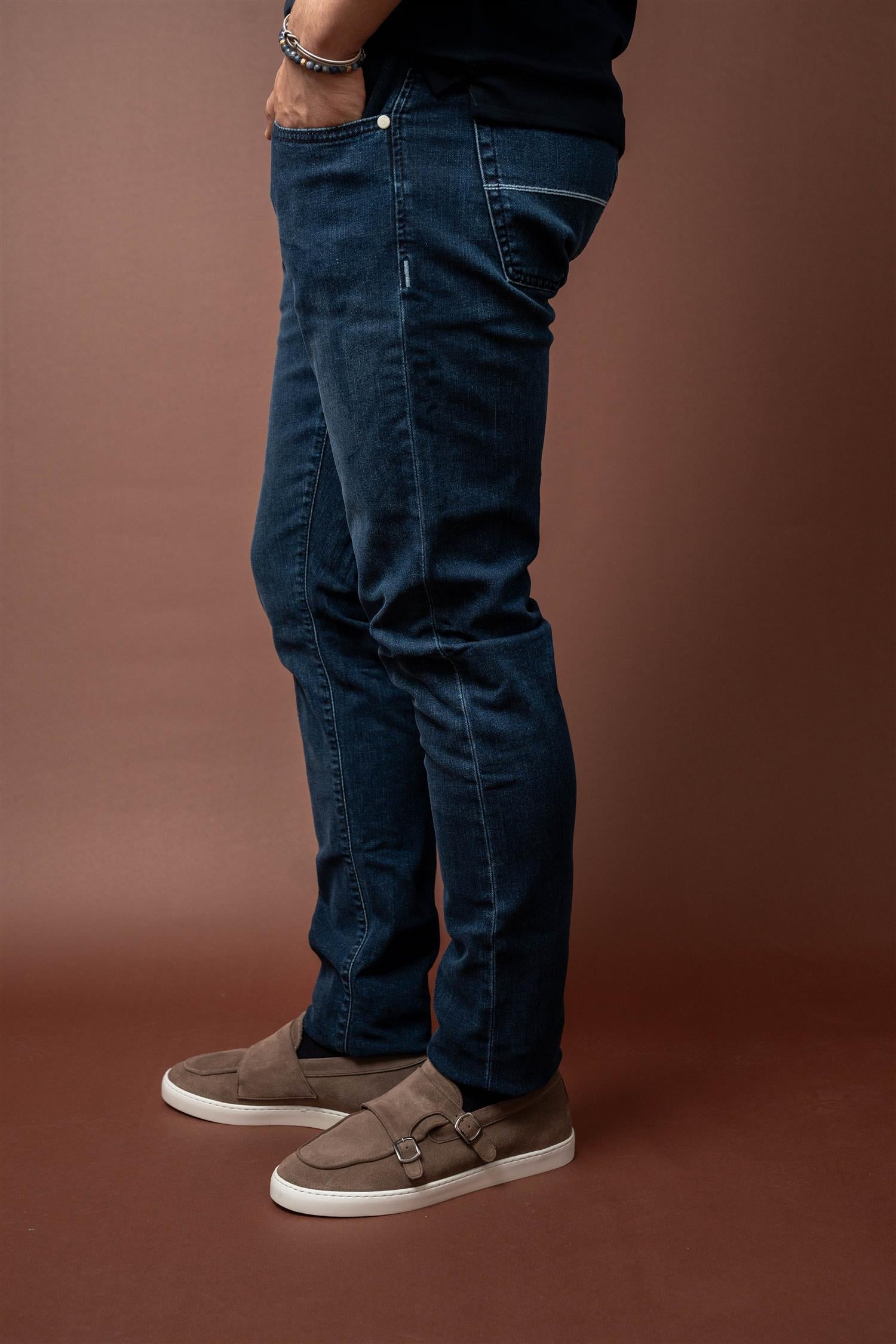 Michelangelo Jeans St Moritz - Blue