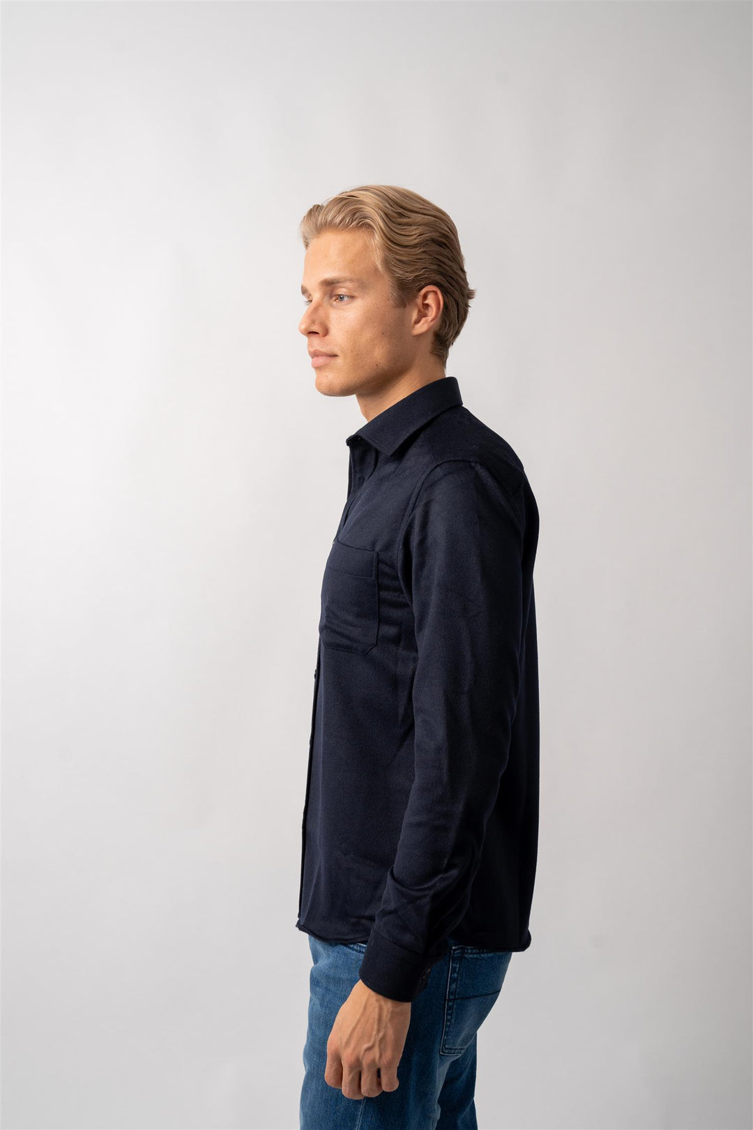 Overshirt Wool - Navy