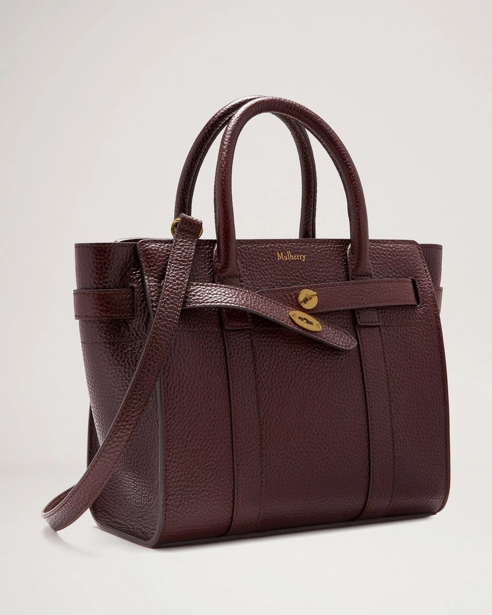 Mini Zipped Bayswater Oxblood Small Classic Grain