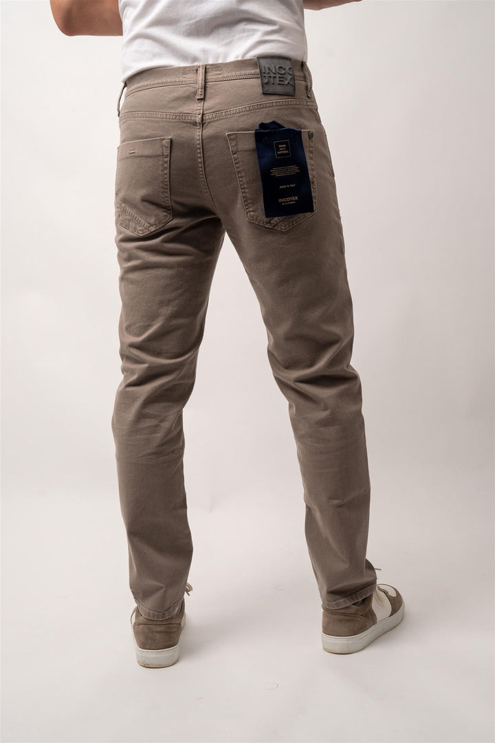 5-Pocket Acciaio brun