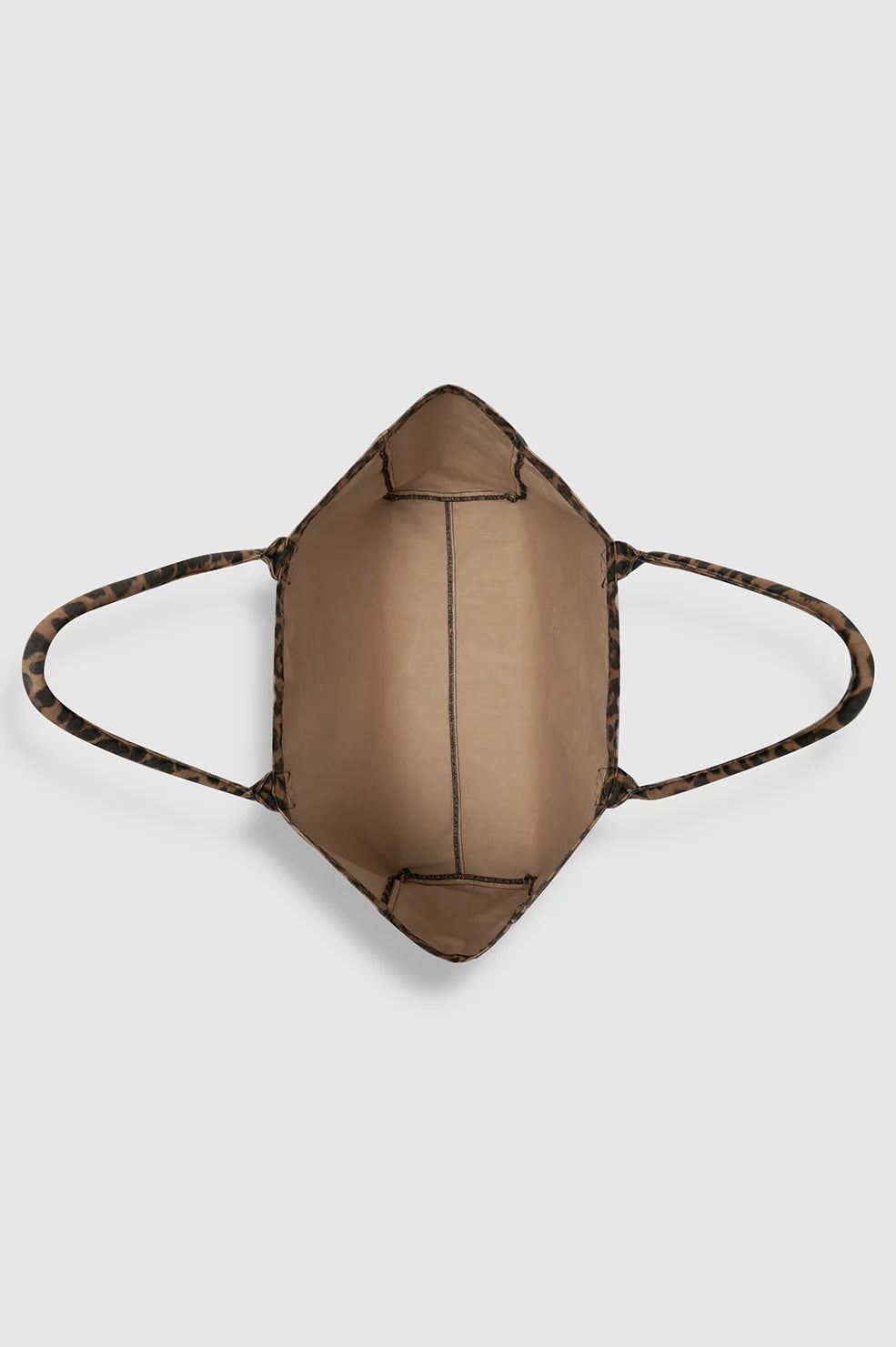 Leo Canvas Tote - Black and Brown Leopard