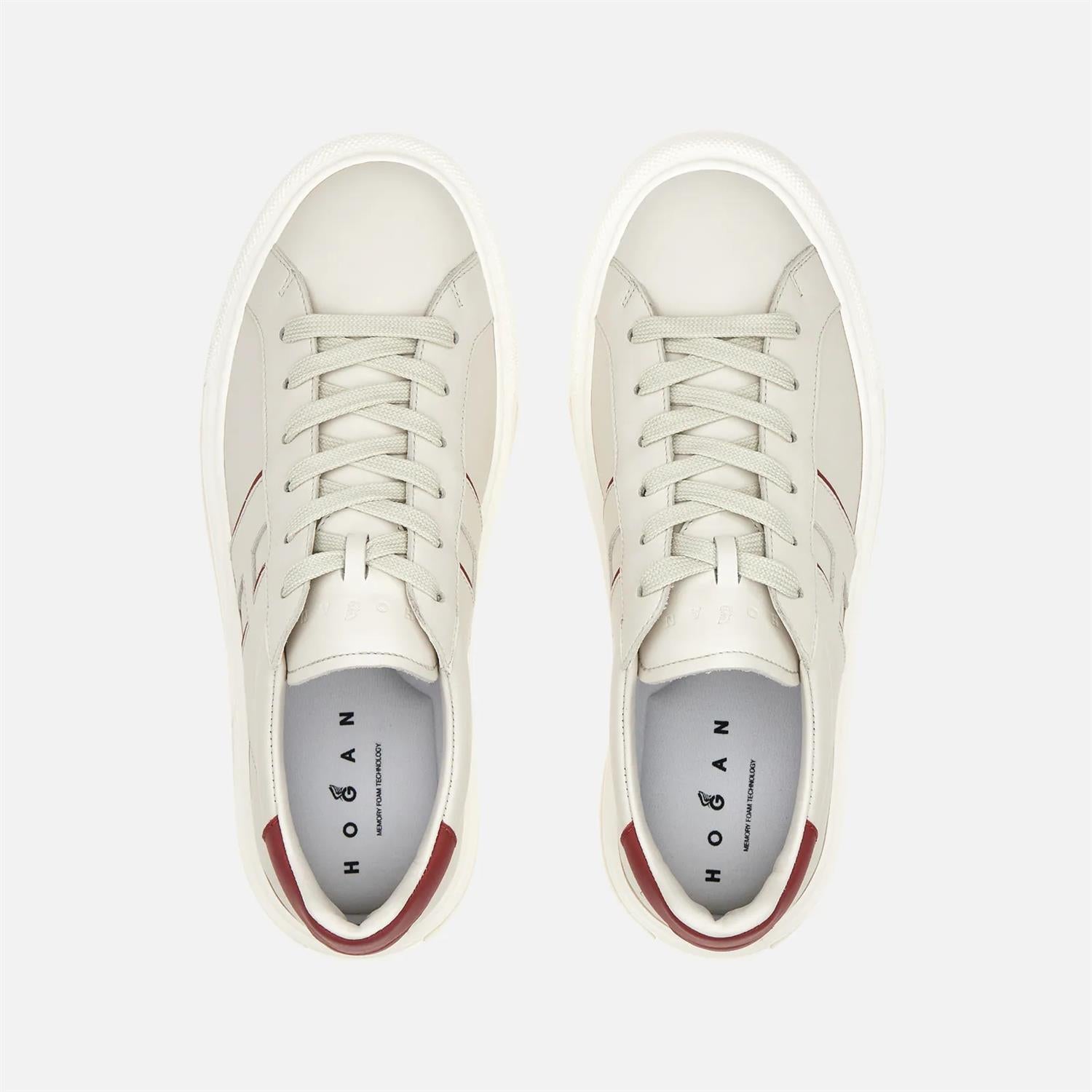 Allacciato Sneaker - Ivory/Red