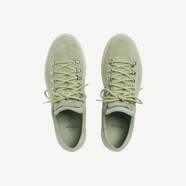 Marostica Low - Meadow Green Suede