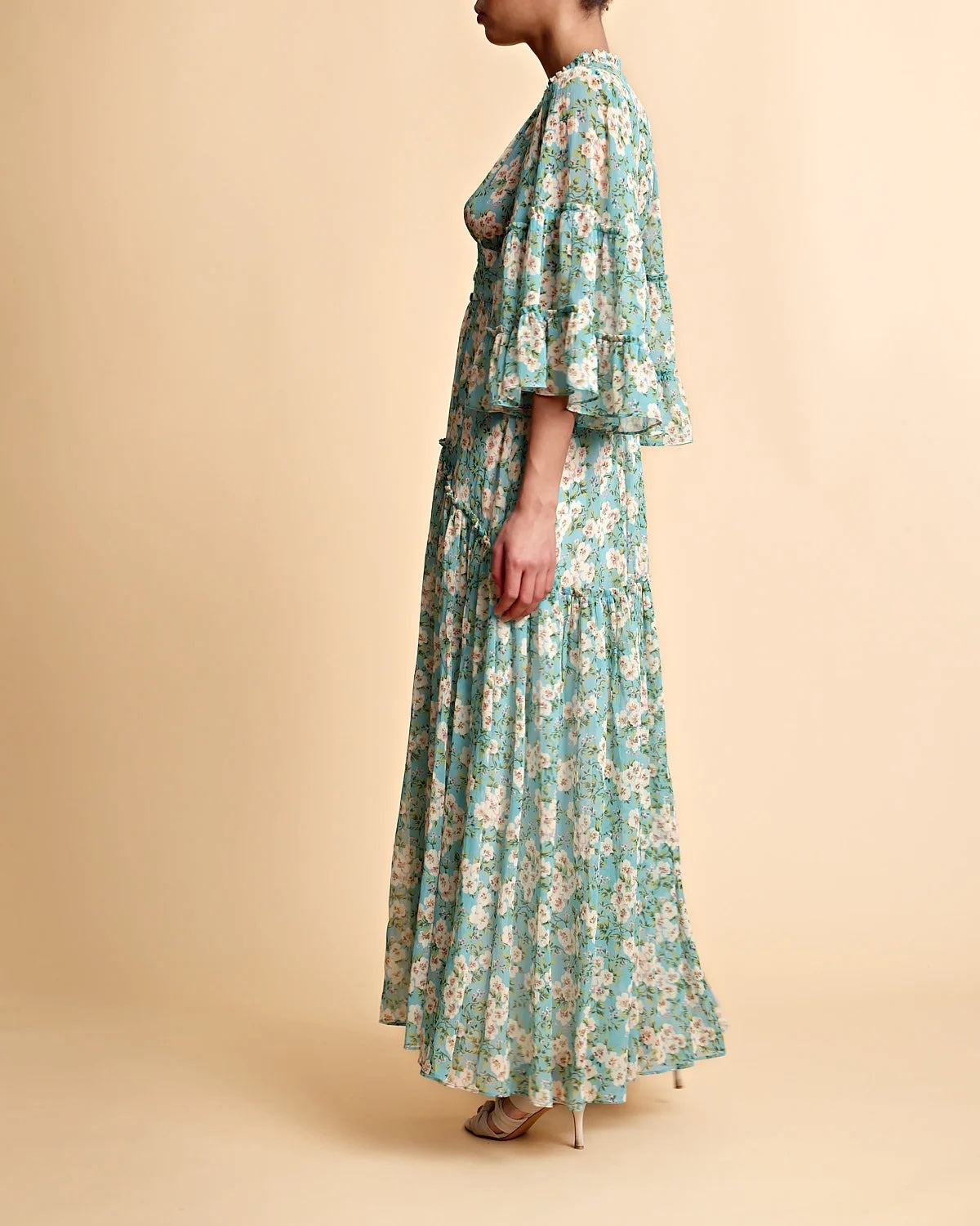 Chiffon V-neck Dress