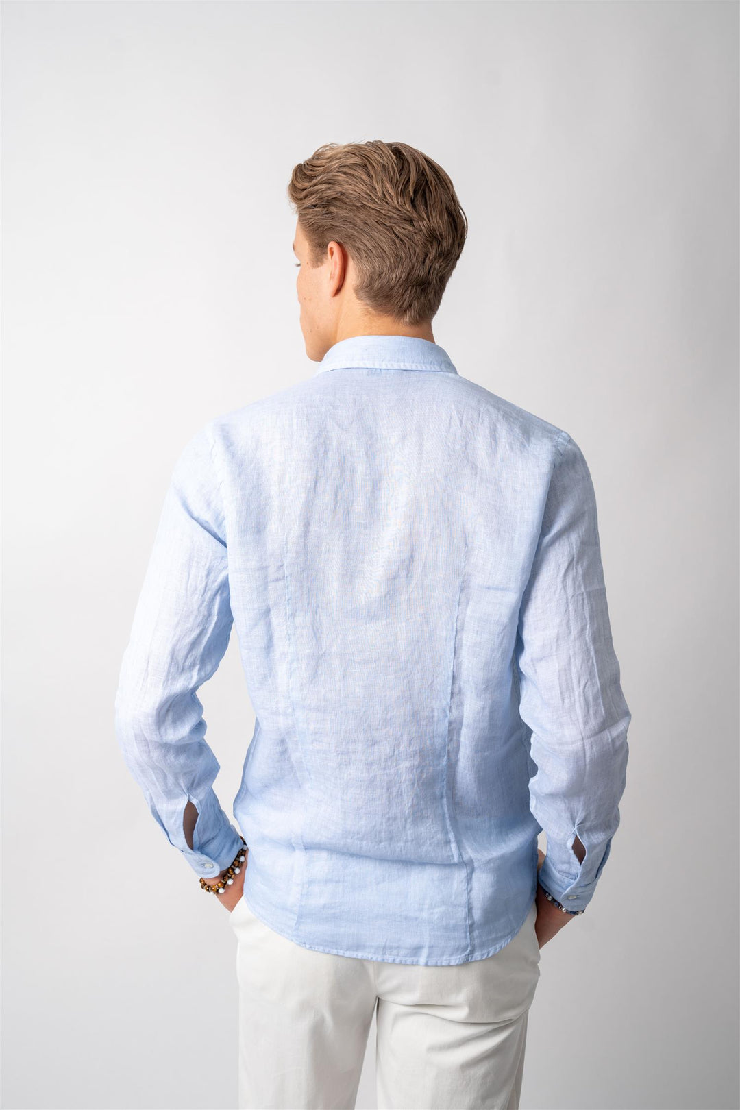 Linen Shirt - Light Blue