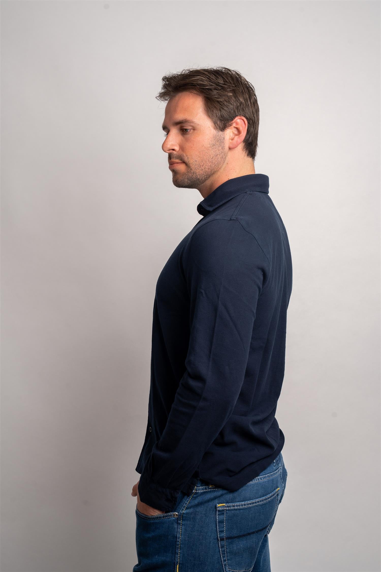 Pique Shirt - Navy