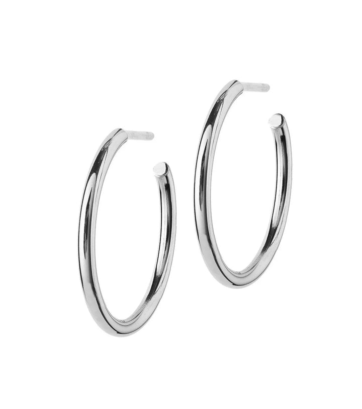 HOOPS EARRINGS STEEL M